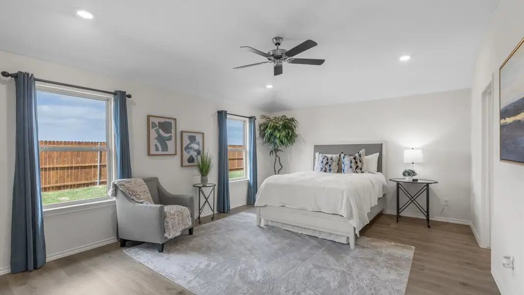 Furnished interior view inside a new home in Windrose, Pilot Point (Image 5).