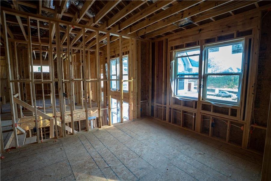In-progress construction of a new home in , Fairburn, GA (Image 18).