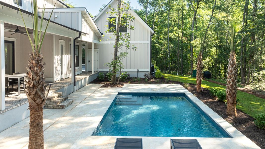 Exterior details and patio area of a home in Yellow House Landing, Charleston (Image 26). Exterior details and patio area of a home in Yellow House Landing, Charleston (Image 26).