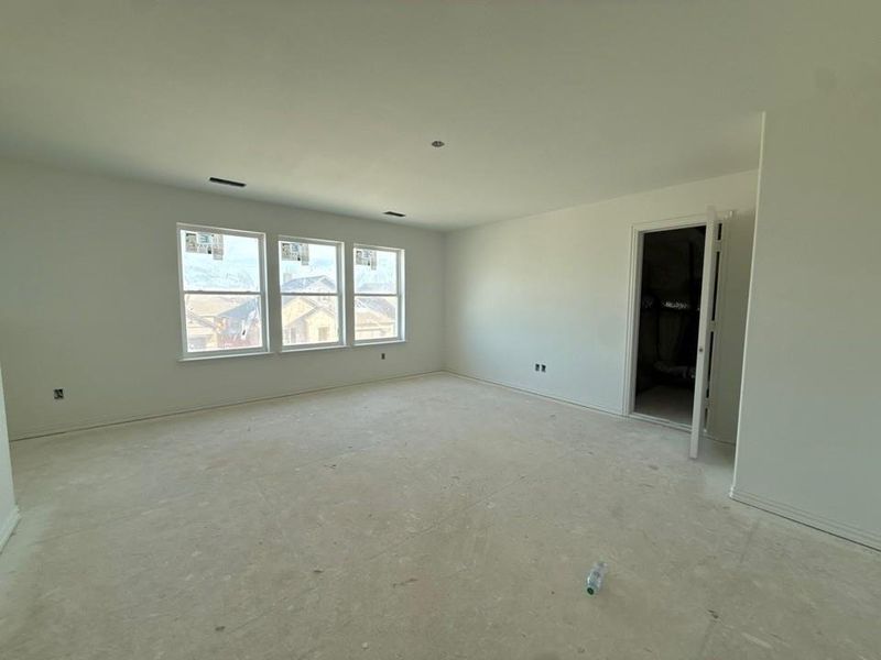 In-progress construction of a new home in Morningstar, Aledo, TX (Image 10).