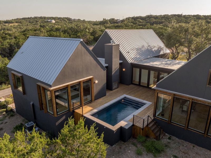 Front exterior of a new home in , Austin, TX, highlighting curb appeal (Image 22). Front exterior of a new home in , Austin, TX, highlighting curb appeal (Image 22).