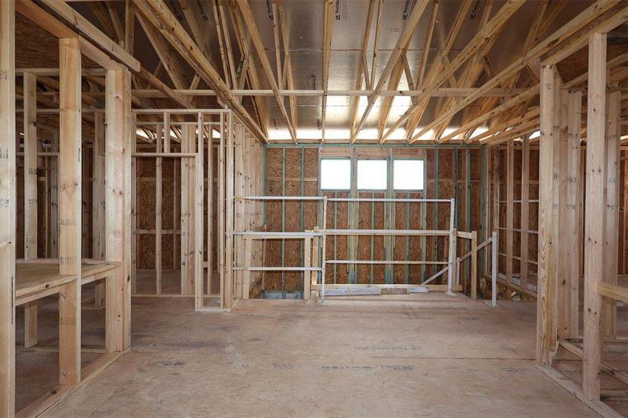 In-progress construction of a new home in Center Lake on the Park, St. Cloud, FL (Image 12).