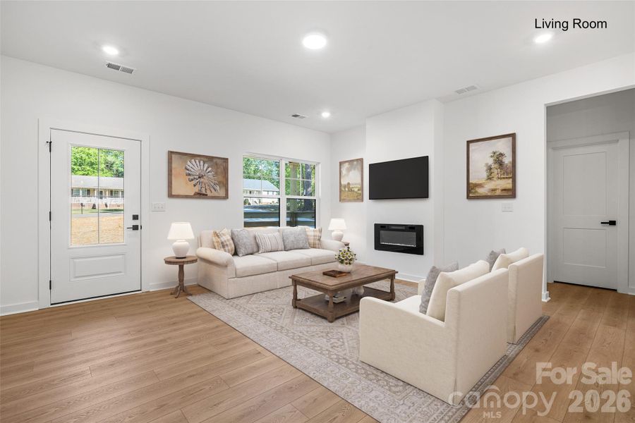 Furnished interior view inside a new home in , Lancaster (Image 13).