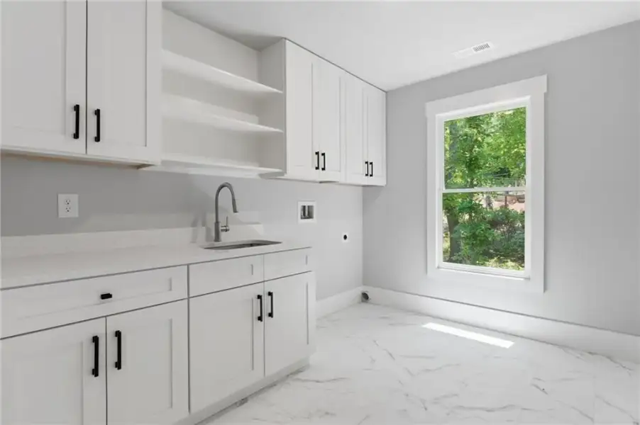 Furnished interior view inside a new home in , Canton (Image 50).