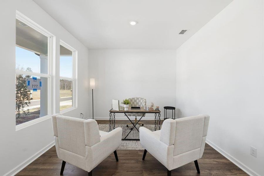 Furnished interior view inside a new home in Windance Lake, Loganville (Image 4).
