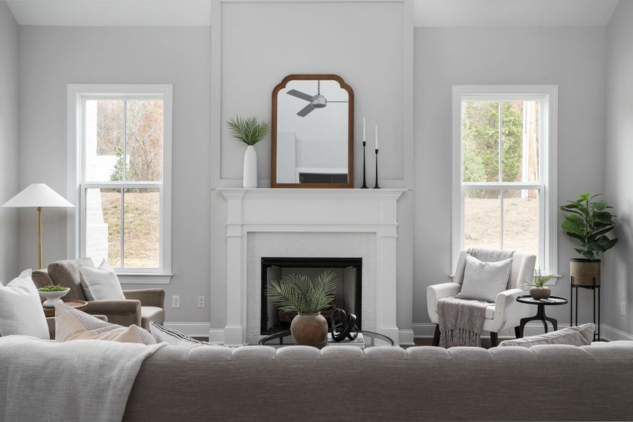 Representative furnished interior of a home built from the The Claiborne by Greentech Homes LLC in Nature's Cove, Ooltewah (Image 10).