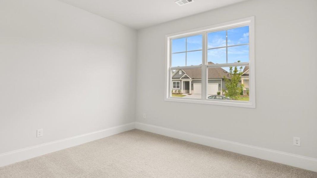 Spacious, unfurnished interior of a new home in Hamptons at Riverwood North, Dallas (Image 34).