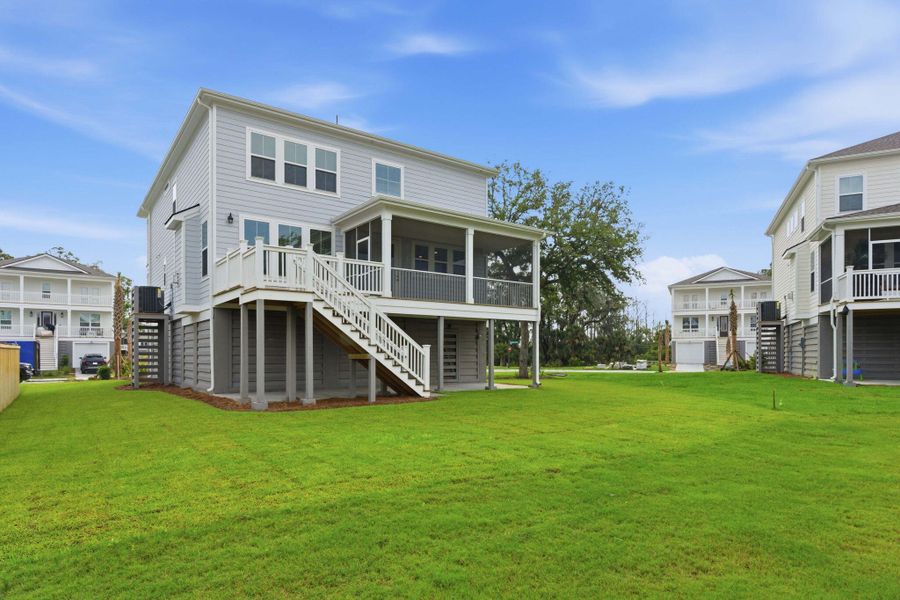 Exterior details and patio area of a home in Liberty Hill Farm, Mount Pleasant (Image 31).