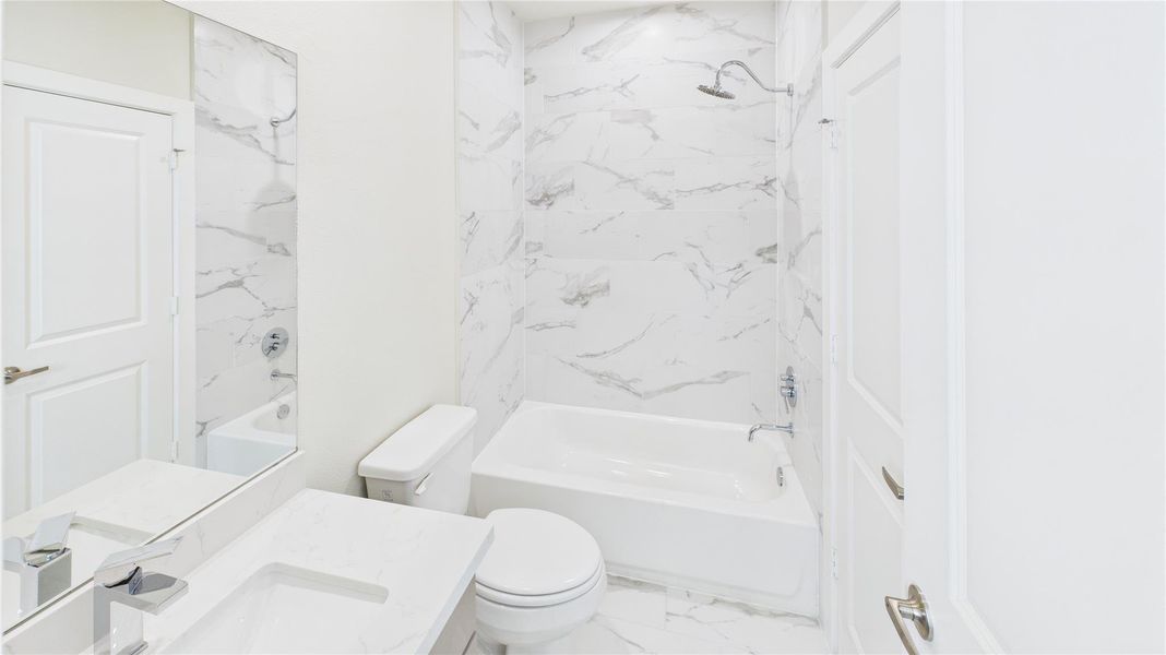 Furnished interior view inside a new home in Willowbend Point, Houston (Image 5). Furnished interior view inside a new home in Willowbend Point, Houston (Image 5).