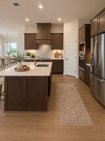 Representative furnished interior of a home built from the Hudson III by Cheldan Homes in Terra Vista Estates, Springtown (Image 19).