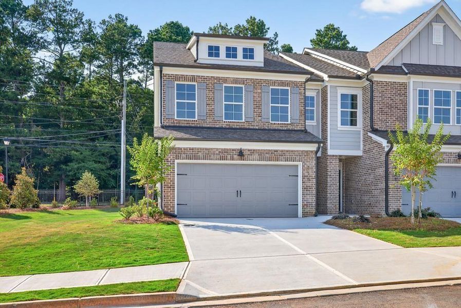 Front exterior of a new home in , Jefferson, GA, highlighting curb appeal (Image 25).