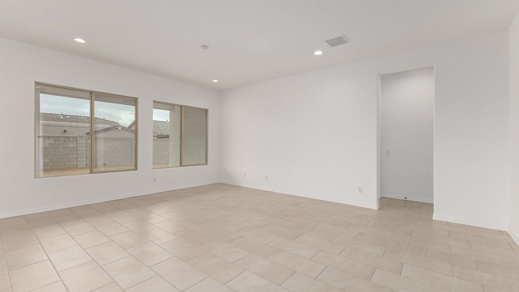 Furnished interior view inside a new home in Arroyo Seco - Hacienda, Buckeye (Image 11).