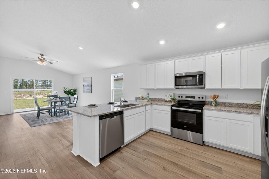 Furnished interior view inside a new home in , Jacksonville (Image 8).