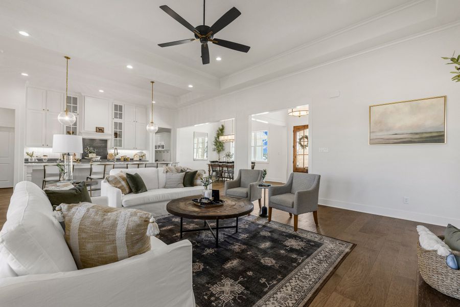 Representative furnished interior of a home built from the The Grayson by Reece Homes in Harvest Meadows, Bryan (Image 32). Representative furnished interior of a home built from the The Grayson by Reece Homes in Harvest Meadows, Bryan (Image 32).