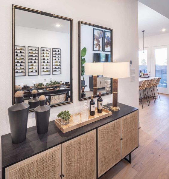 Representative furnished interior of a home built from the Chester Plan by Highland Homes in Bridgeland Central: The Cottages, Cypress (Image 21).