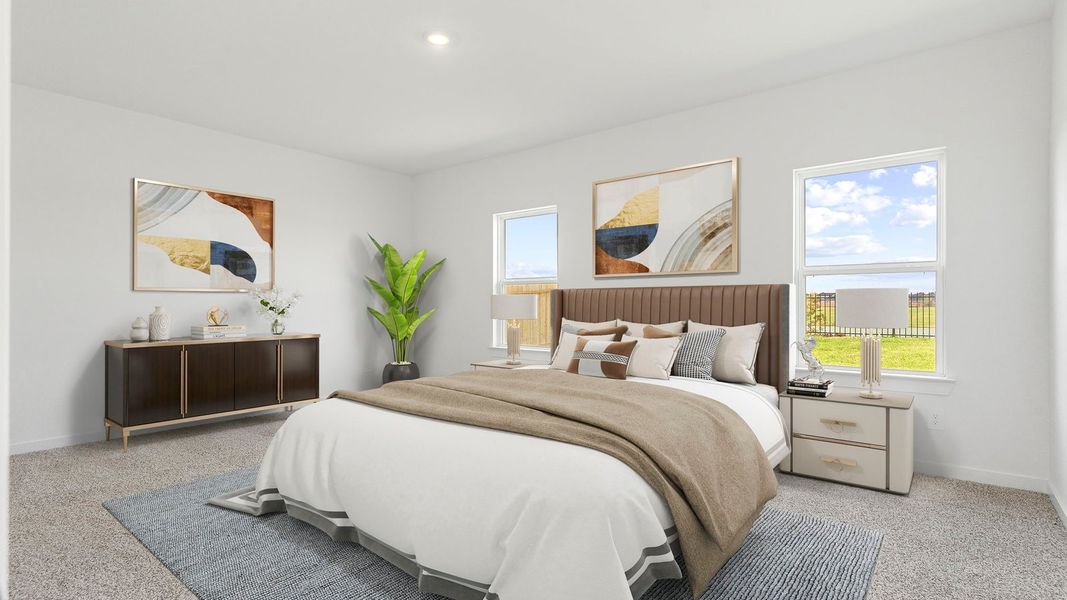Representative furnished interior of a home built from the Ozark by D.R. Horton in Tamarron, Brookshire (Image 15).