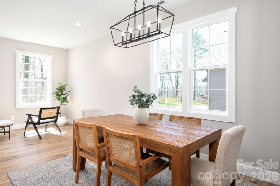 Main Level Dining and Sitting Room