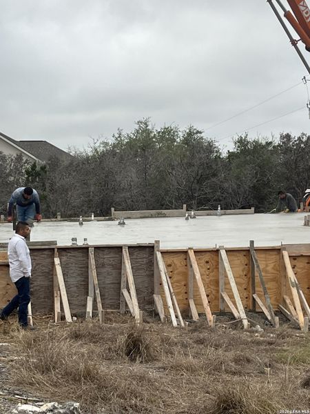 In-progress construction of a new home in , Canyon Lake, TX (Image 7). In-progress construction of a new home in , Canyon Lake, TX (Image 7).