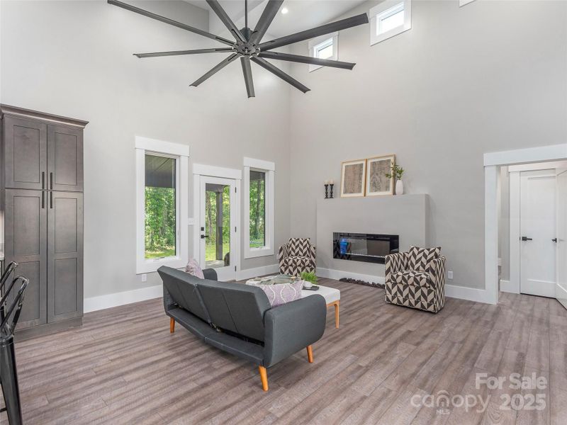 Furnished interior view inside a new home in , Asheville (Image 6). Furnished interior view inside a new home in , Asheville (Image 6).