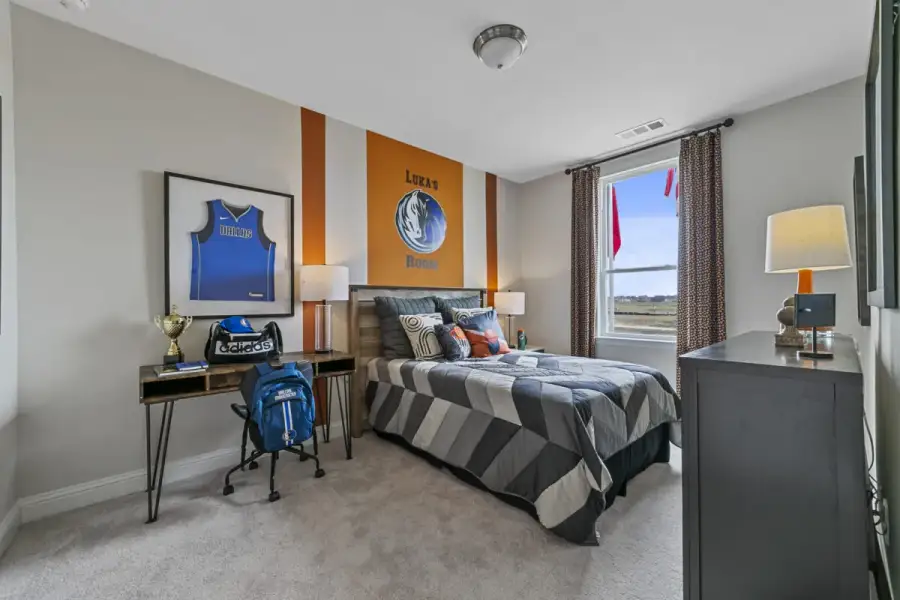 Representative furnished interior of a home built from the Melrose by Landon Homes in Lexington Frisco, Frisco (Image 21).