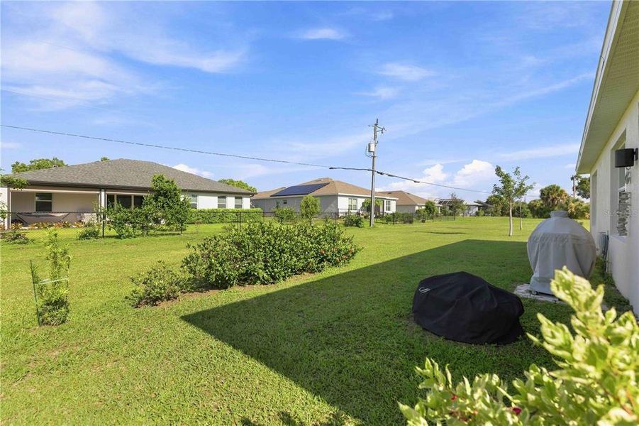 Exterior details and patio area of a home in Burnt Store Village, Punta Gorda (Image 21).