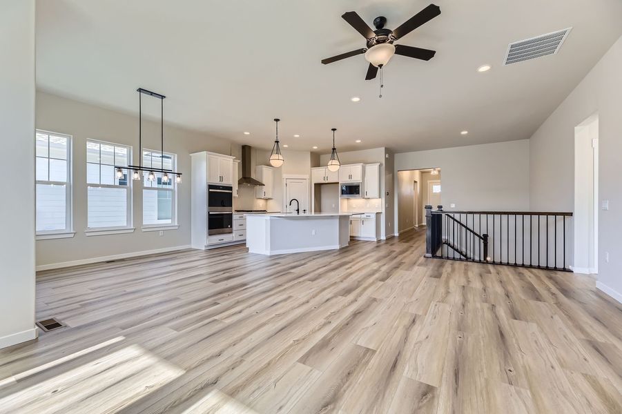 Plan C454 Living Room/Dining/Kitchen Representative Photo