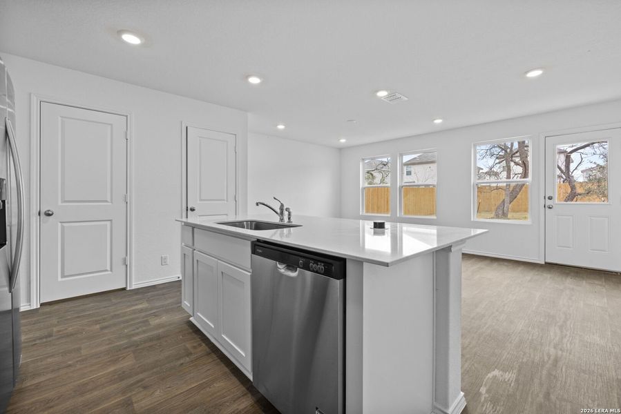 Furnished interior view inside a new home in Blue Ridge Ranch, San Antonio (Image 4).