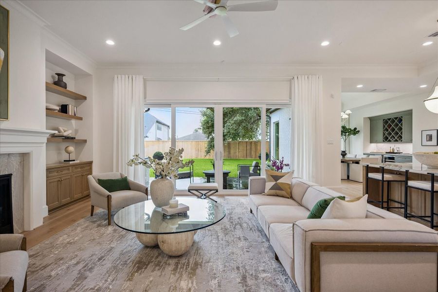 Furnished interior view inside a new home in , Houston (Image 11).