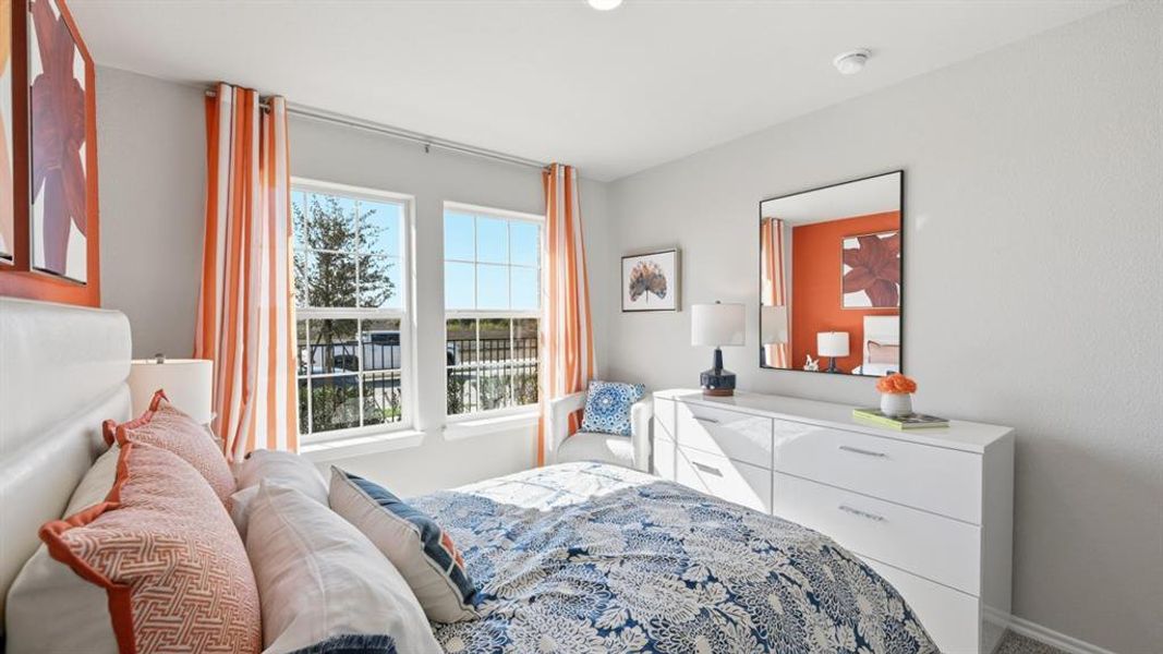 Furnished interior view inside a new home in Lonestar at Liberty Trails, Fort Worth (Image 13).