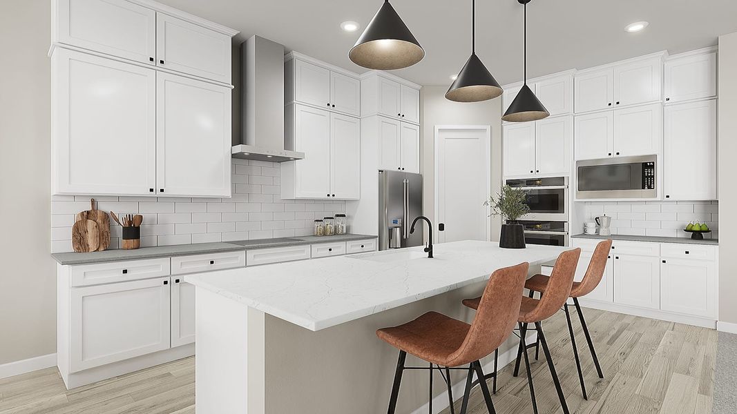 Representative furnished interior of a home built from the Cholla Plan 5541 by Tri Pointe Homes in Blossom Rock, Apache Junction (Image 15).