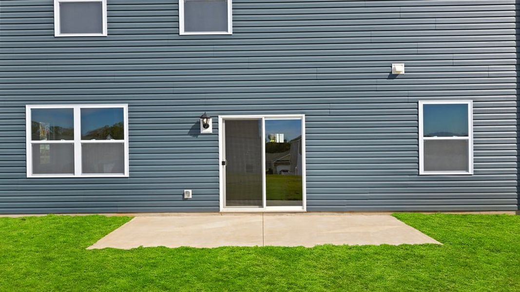 Exterior details and patio area of a home in Benjamin's Grove, Woodruff (Image 3). Exterior details and patio area of a home in Benjamin's Grove, Woodruff (Image 3).