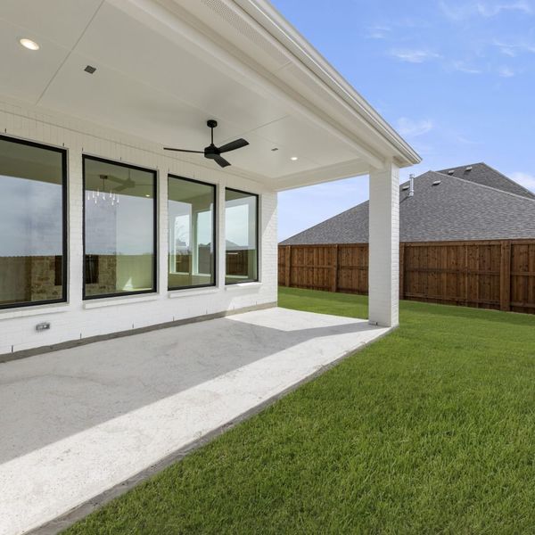 Exterior details and patio area of a home in Mustang Lakes, Celina (Image 35). Exterior details and patio area of a home in Mustang Lakes, Celina (Image 35).