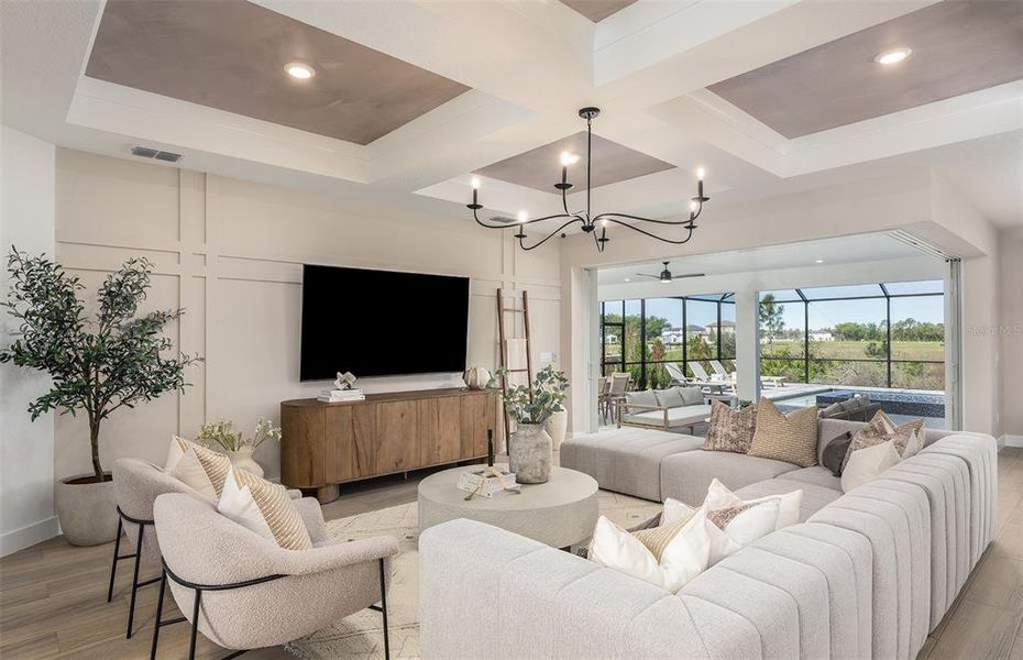 Furnished interior view inside a new home in Two Rivers, Zephyrhills (Image 22).