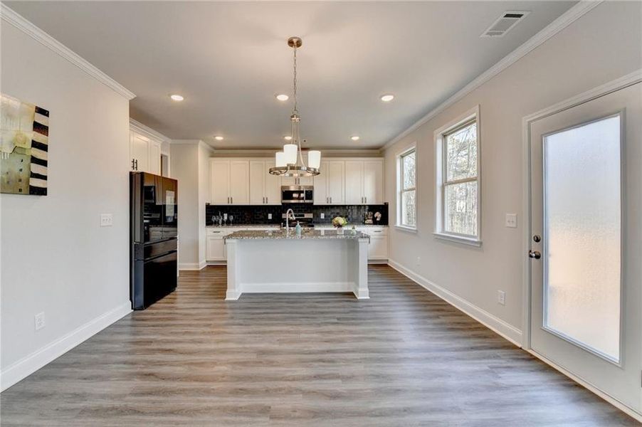 Furnished interior view inside a new home in , Lawrenceville (Image 12). Furnished interior view inside a new home in , Lawrenceville (Image 12).