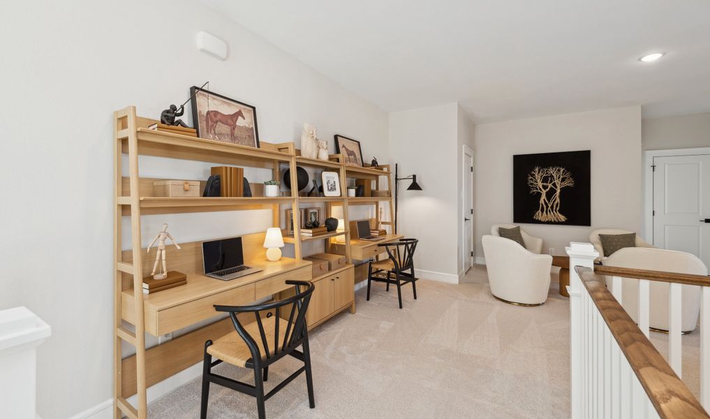 Second floor loft space Second floor loft space