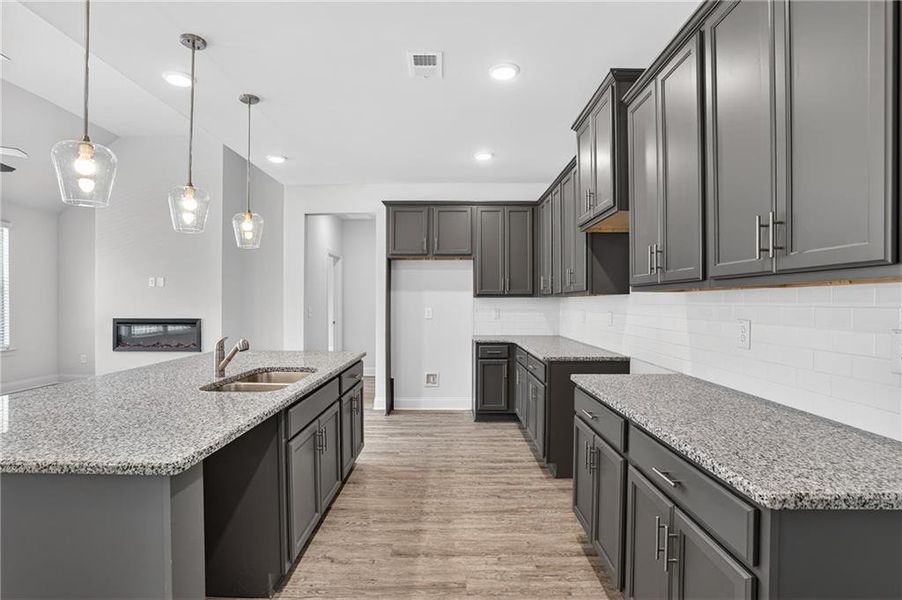 Furnished interior view inside a new home in Waters Edge, Mansfield (Image 8).