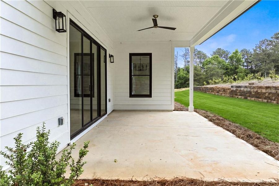 Exterior details and patio area of a home in , Monroe (Image 26).