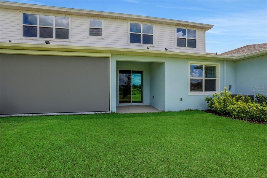 Exterior details and patio area of a home in Seaire, Parrish (Image 4). Exterior details and patio area of a home in Seaire, Parrish (Image 4).