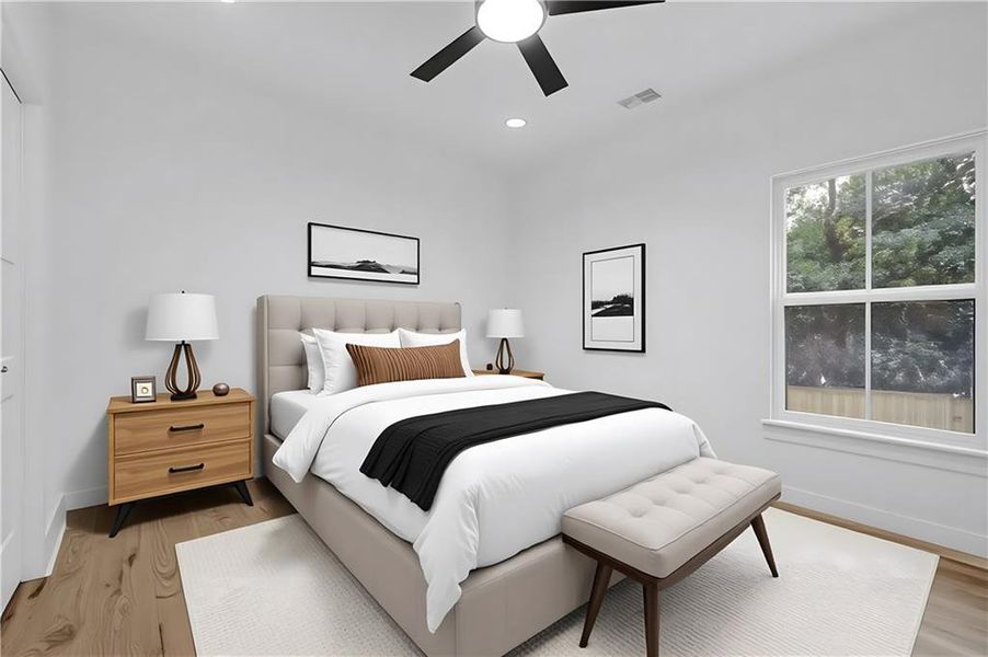 Furnished interior view inside a new home in , Decatur (Image 32).