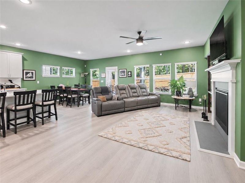 Furnished interior view inside a new home in Creekside at Oxford Park, Fairburn (Image 8).