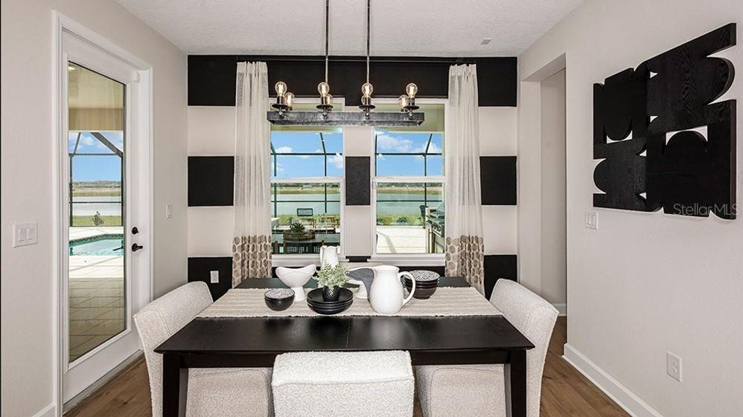 Furnished interior view inside a new home in Lochside, Mount Dora (Image 22). Furnished interior view inside a new home in Lochside, Mount Dora (Image 22).