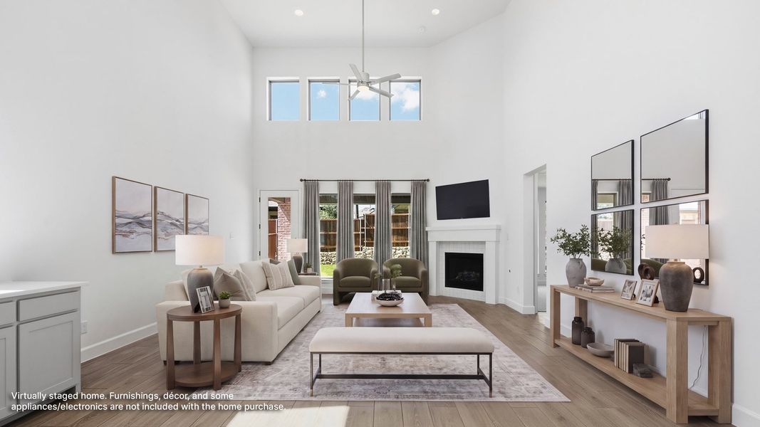 Furnished interior view inside a new home in Eliana, McKinney (Image 5).
