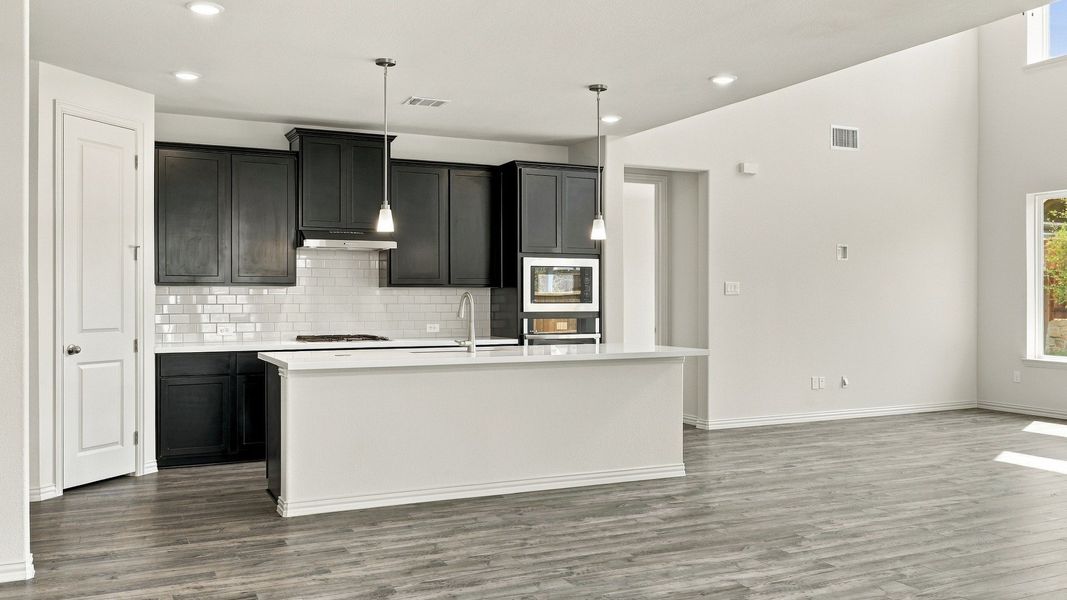 Furnished interior view inside a new home in Wildflower Ranch, Fort Worth (Image 19). Furnished interior view inside a new home in Wildflower Ranch, Fort Worth (Image 19).