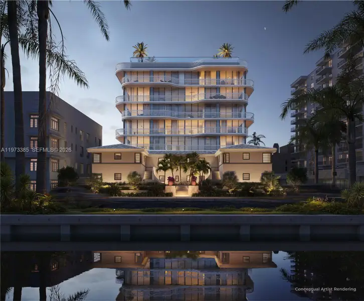 Condo located in Miami Beach, FL showcasing its design and architecture (Image 3).