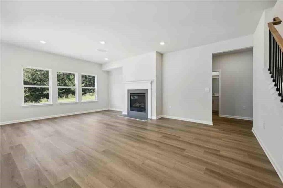 Spacious, unfurnished interior of a new home in Parkside at Grayson, Grayson (Image 17).