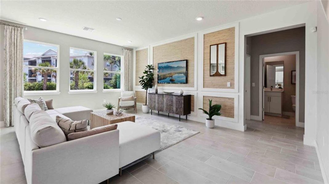 Furnished interior view inside a new home in Waterford, Brooksville (Image 29).
