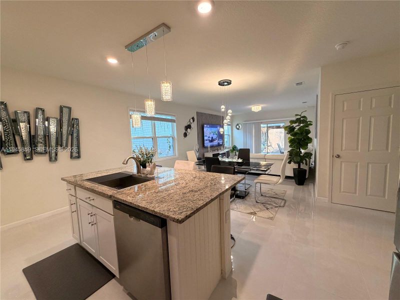 Furnished interior view inside a new home in , Port St. Lucie (Image 8).