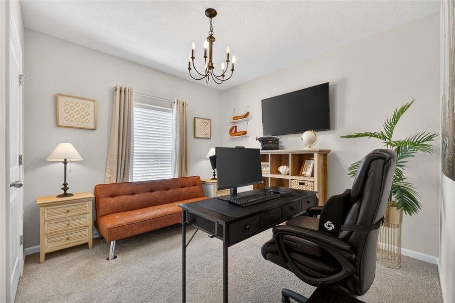 Furnished interior view inside a new home in Laurel Glen, Haines City (Image 8).