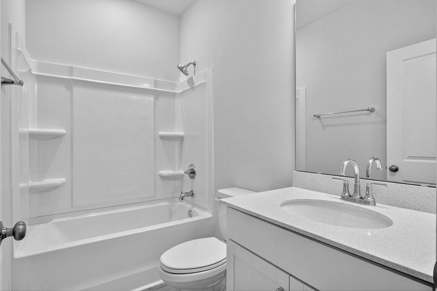 Furnished interior view inside a new home in Grand Park, Leland (Image 11). Furnished interior view inside a new home in Grand Park, Leland (Image 11).