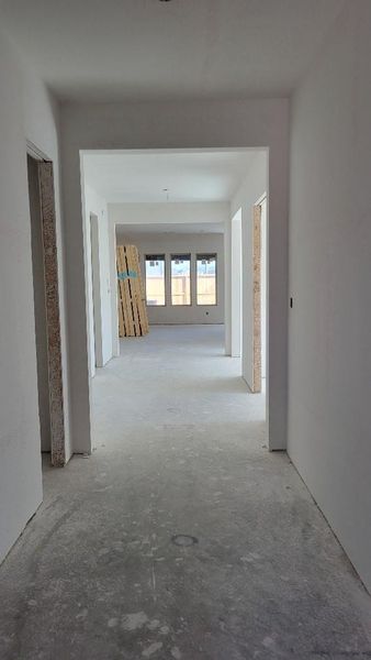 In-progress construction of a new home in The Highlands 50', Porter, TX (Image 6).